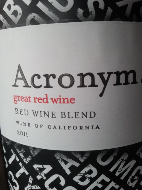 Acronym 2011 Red Blend