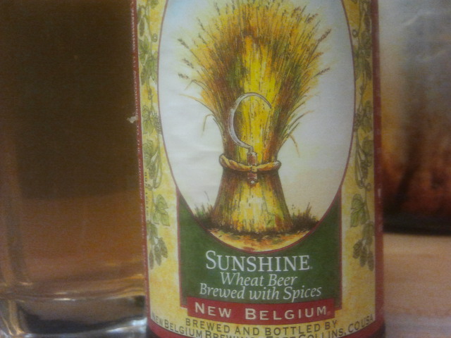 Sunshine beer from New Belgium