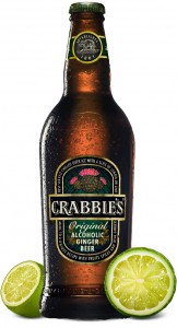 Crabbie's Original Alcoholic Ginger Beer. Image via http://www.crabbiesgingerbeer.co.uk/.