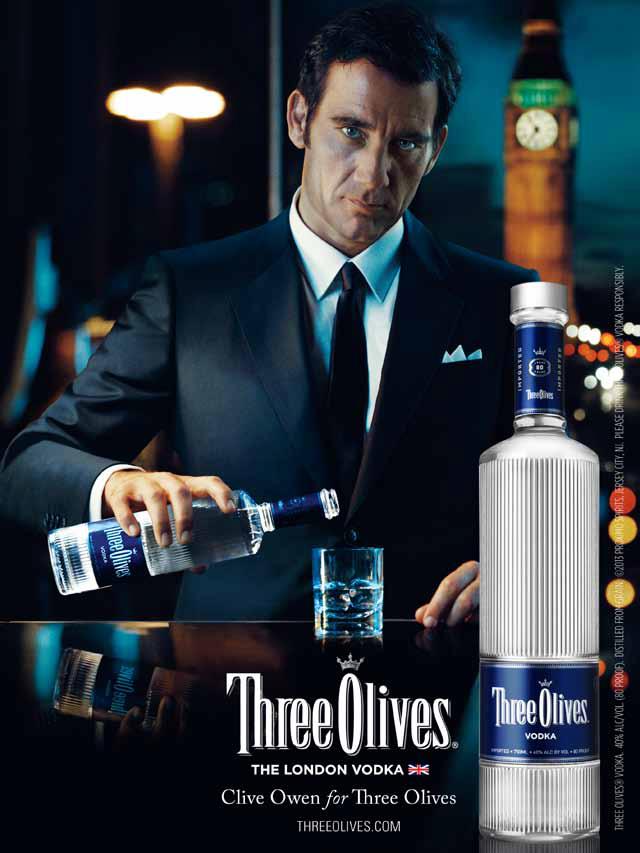 Clive Owen for Three Olives